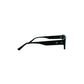 Grace, Rectagular sunglasses for men and women black green lens UV400 protection