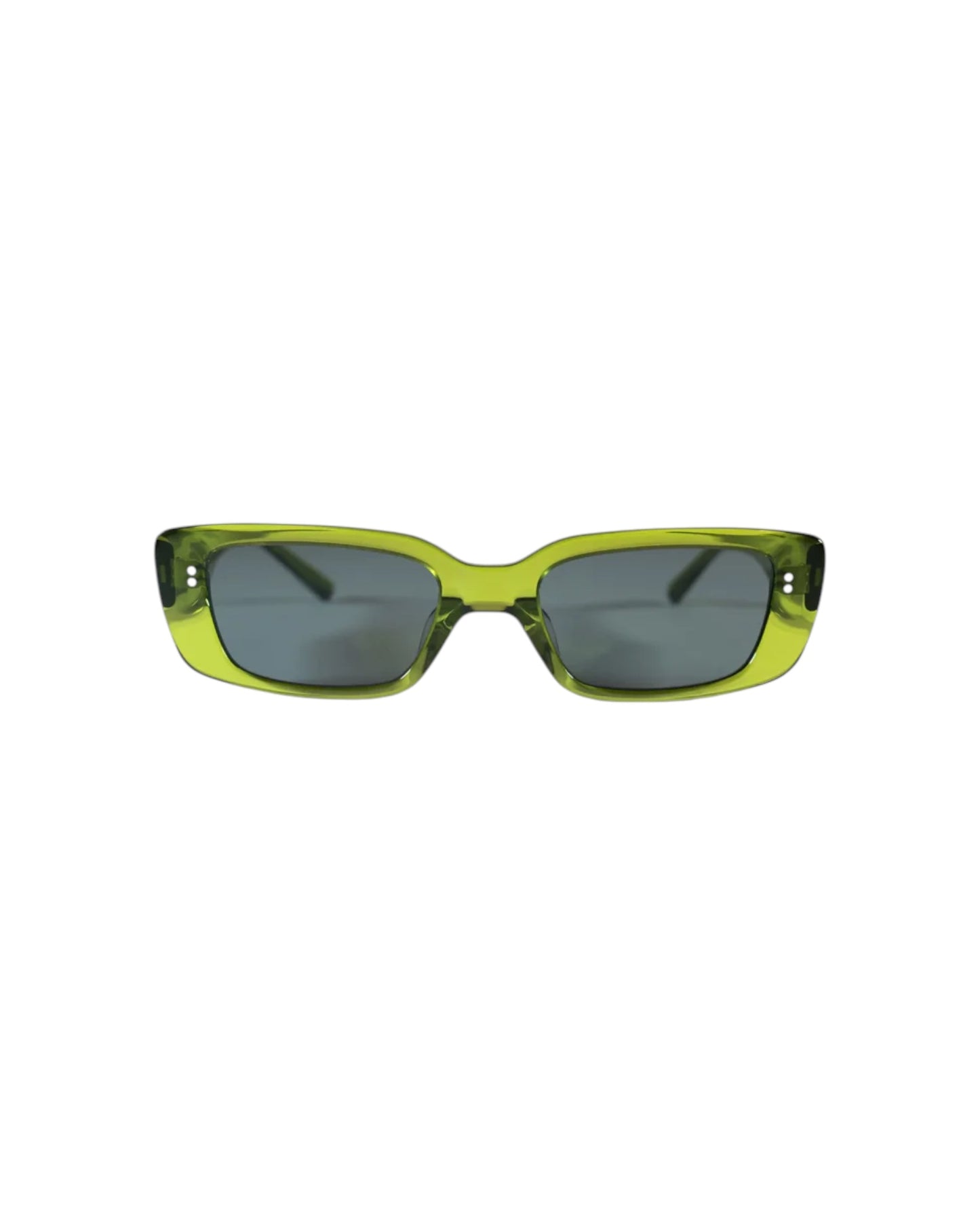 Grace, Rectagular sunglasses for men and women green lens UV400 protection