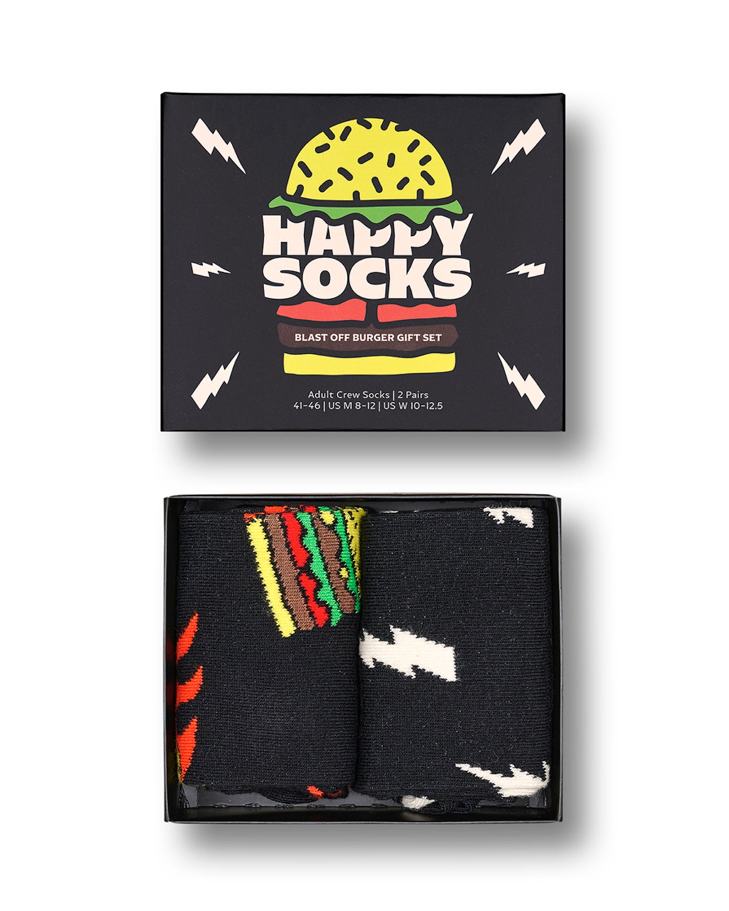 2-Pack Blast Off Burger Socks Gift Set