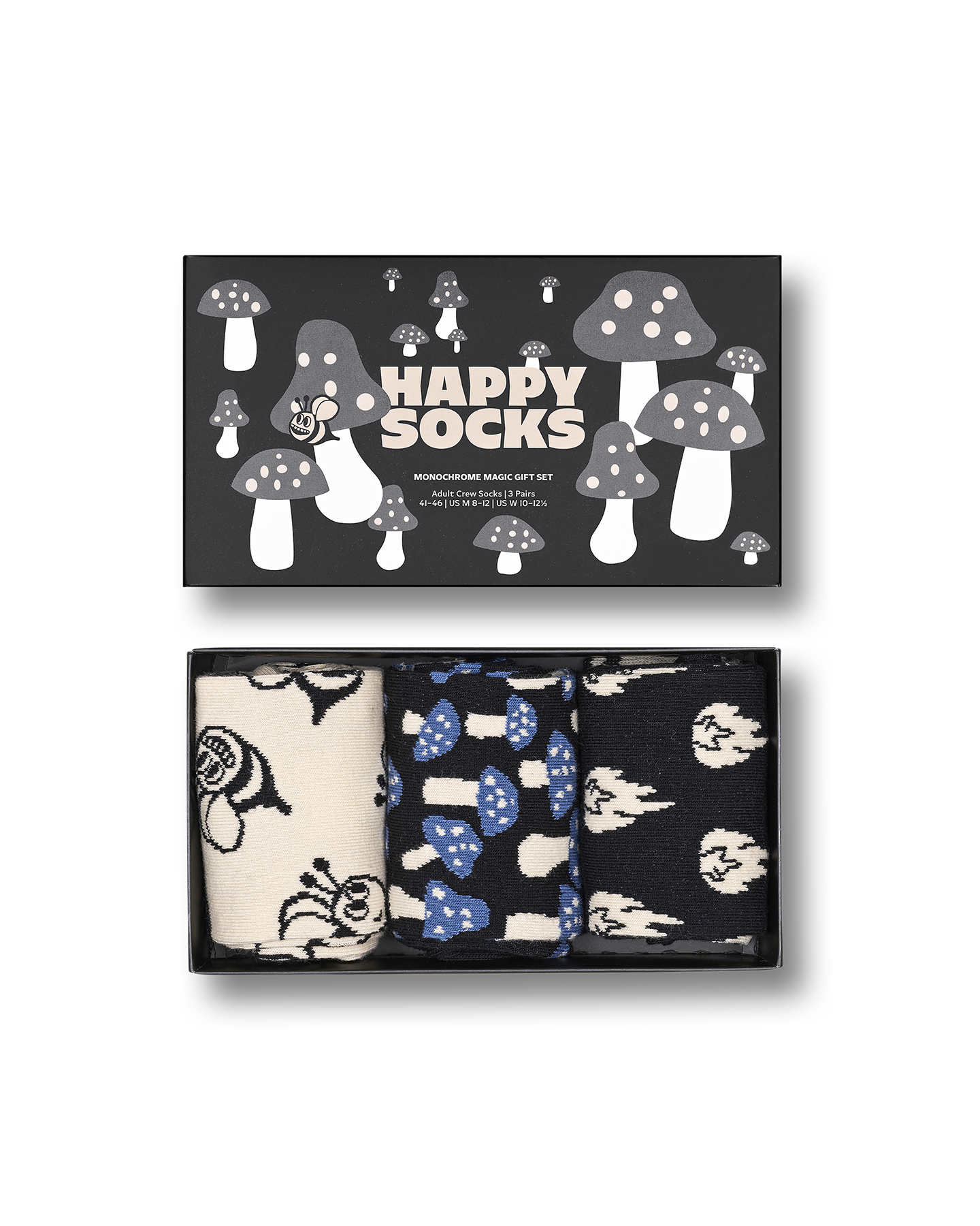 3-Pack Monochrome Magic Socks Gift Set