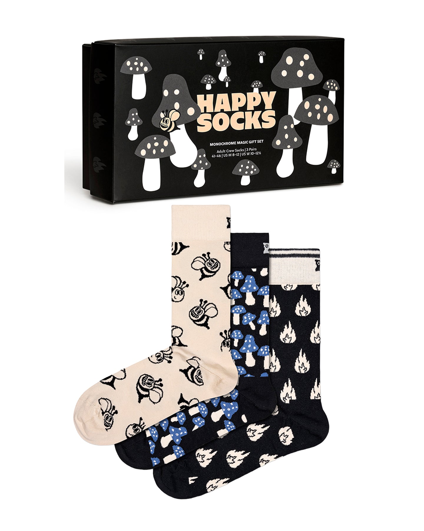 3-Pack Monochrome Magic Socks Gift Set