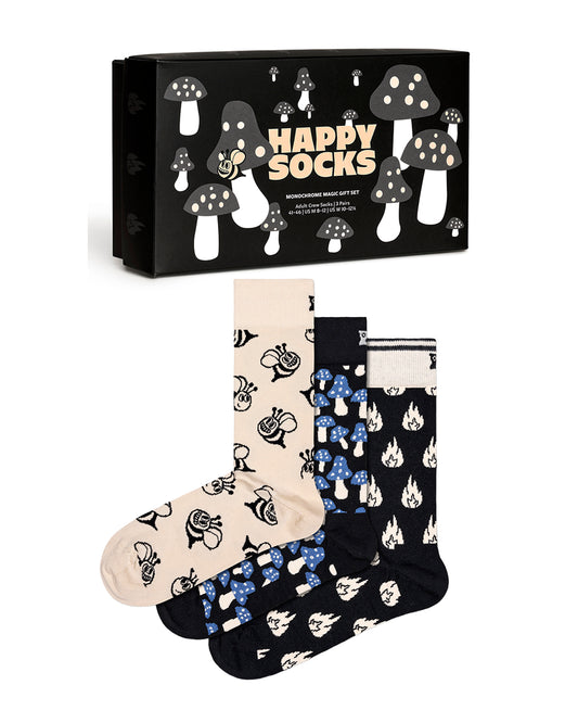 3-Pack Monochrome Magic Socks Gift Set