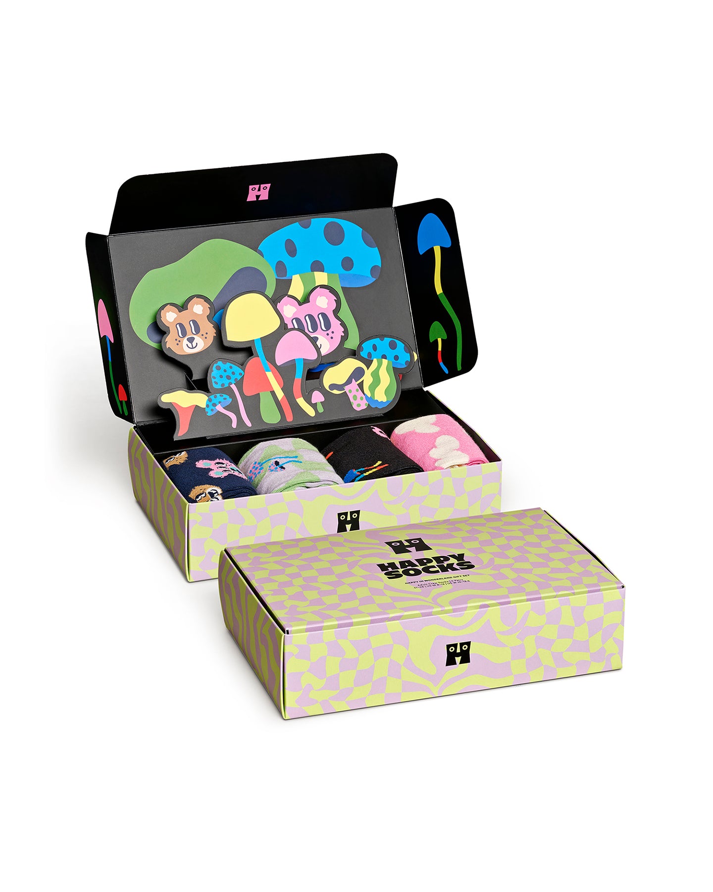 4-Pack Happy In Wonderland Socks Gift Set