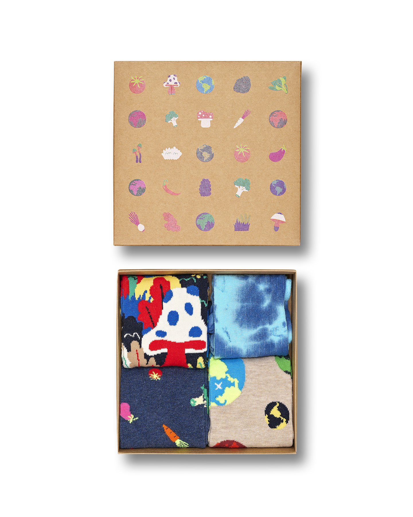 4-Pack Wild And Free Socks Gift Set