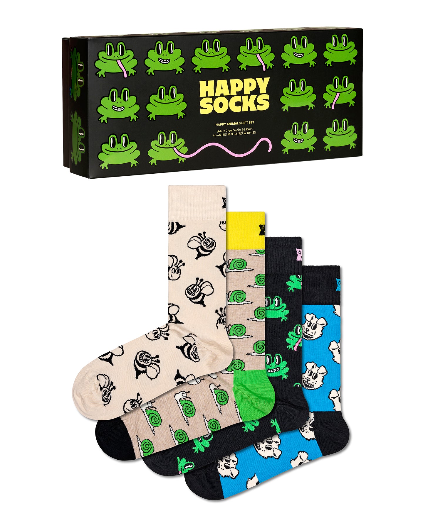 4-Pack Happy Animals Socks Gift Set