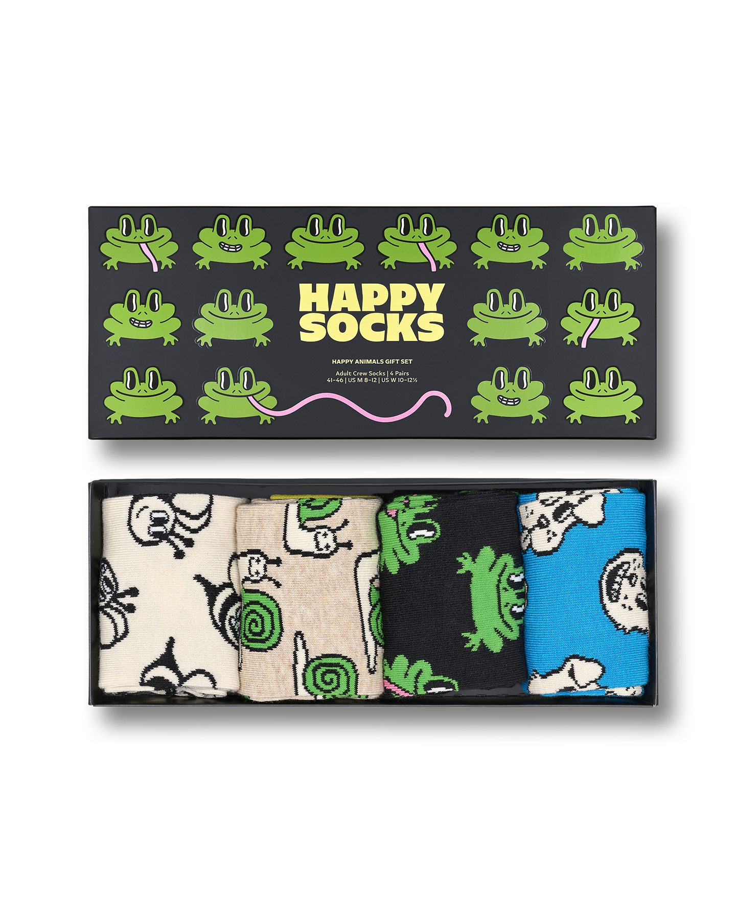 4-Pack Happy Animals Socks Gift Set