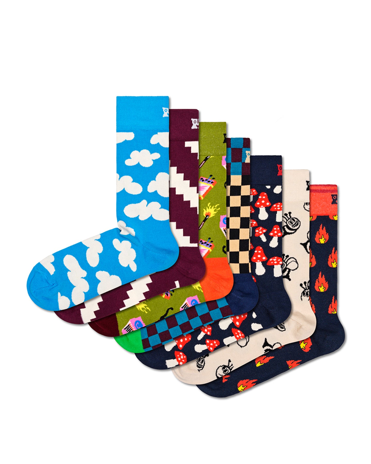 7-Pack A Wild Week Socks Gift Set