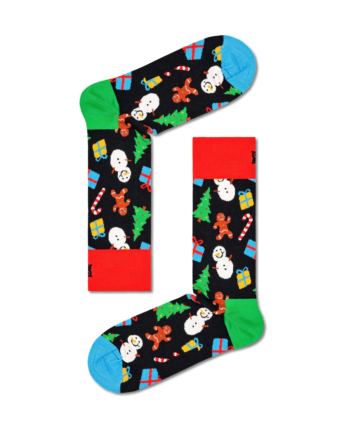 4-Pack Gingerbread House Socks Gift Set