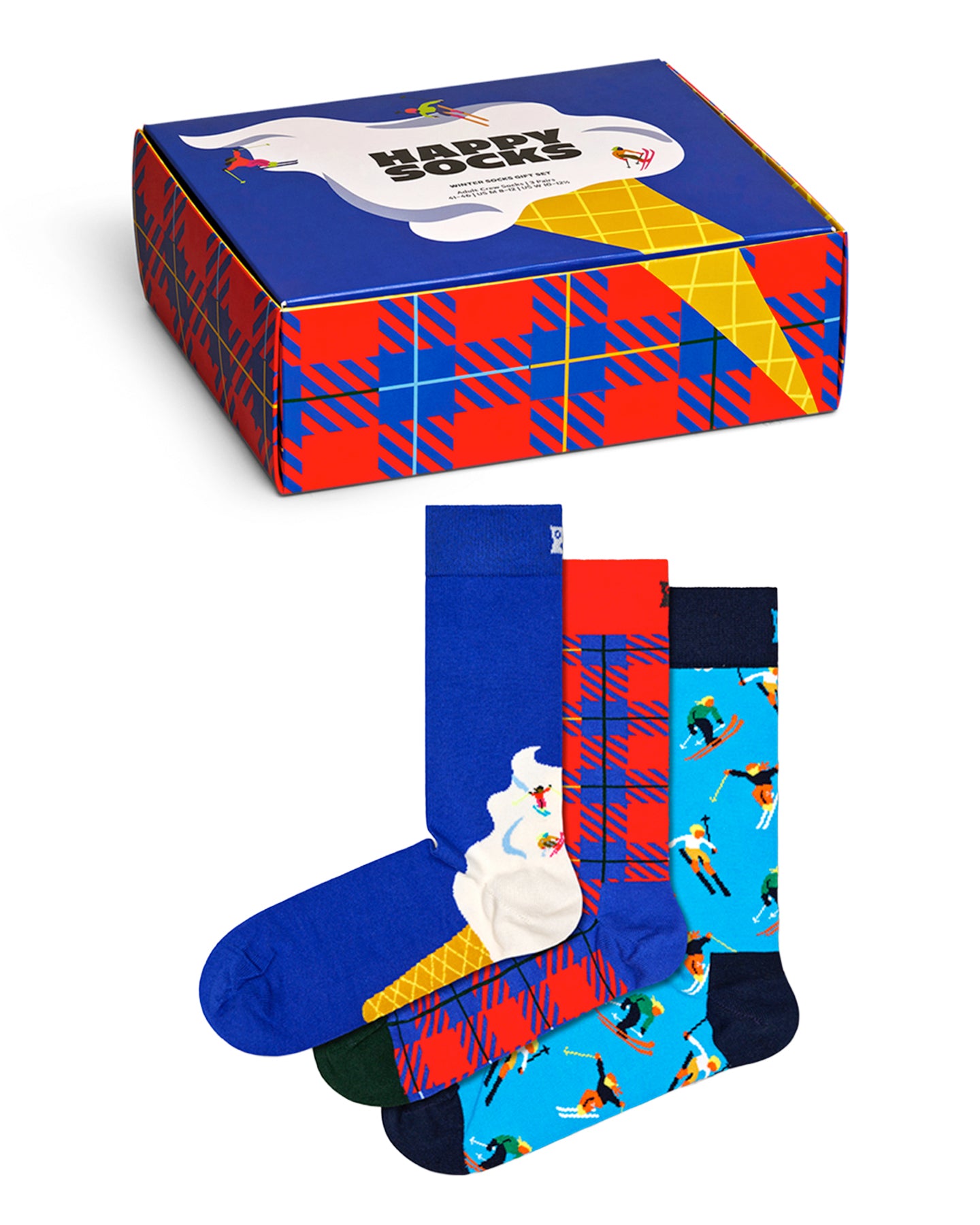 3-Pack Downhill Skiing Socks Gift Set