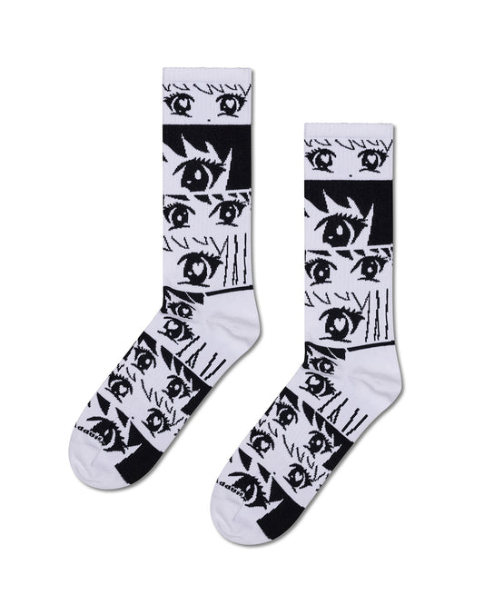 Anime Stripes Sneaker Sock