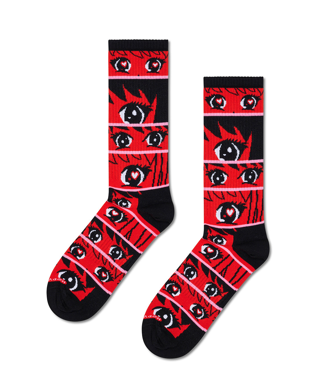 Anime Stripes Sneaker Sock