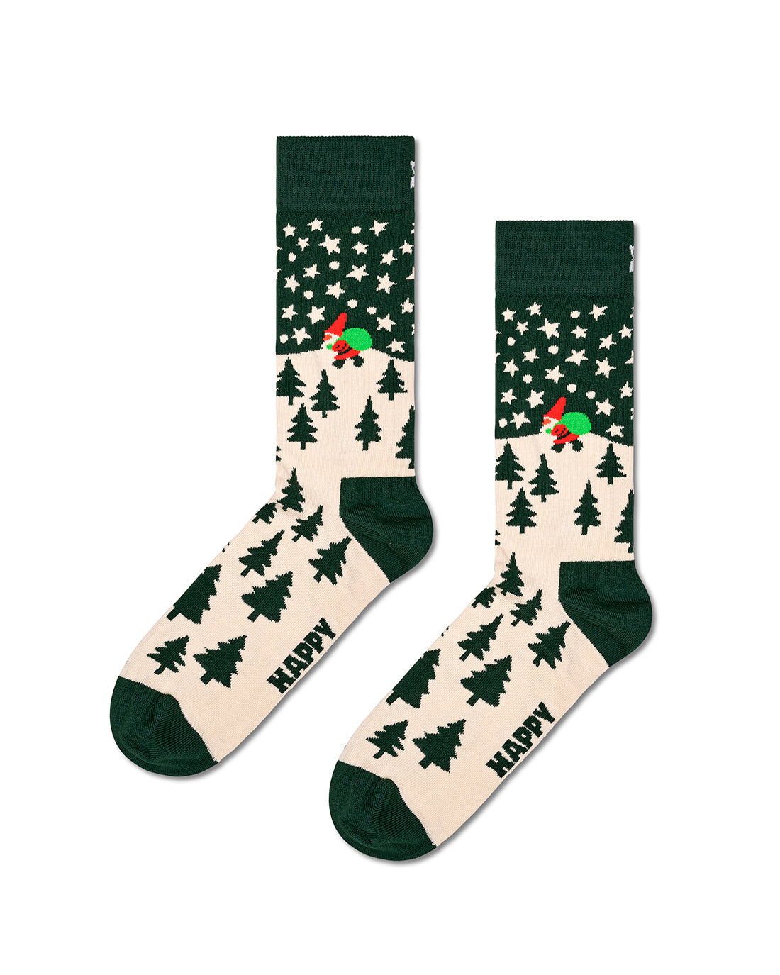 1-Pack Christmas Snow Globe Sock Gift Set