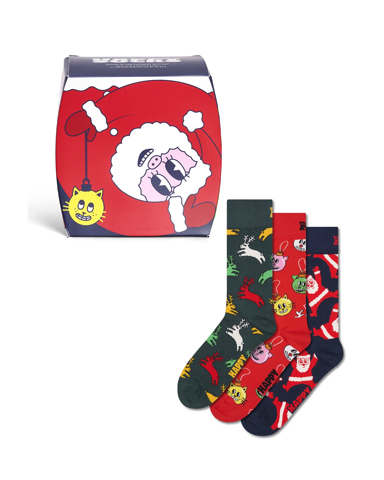 3-Pack Stuck in the Chimney Socks Gift Set