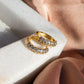 Baby Pave Huggies-Gold