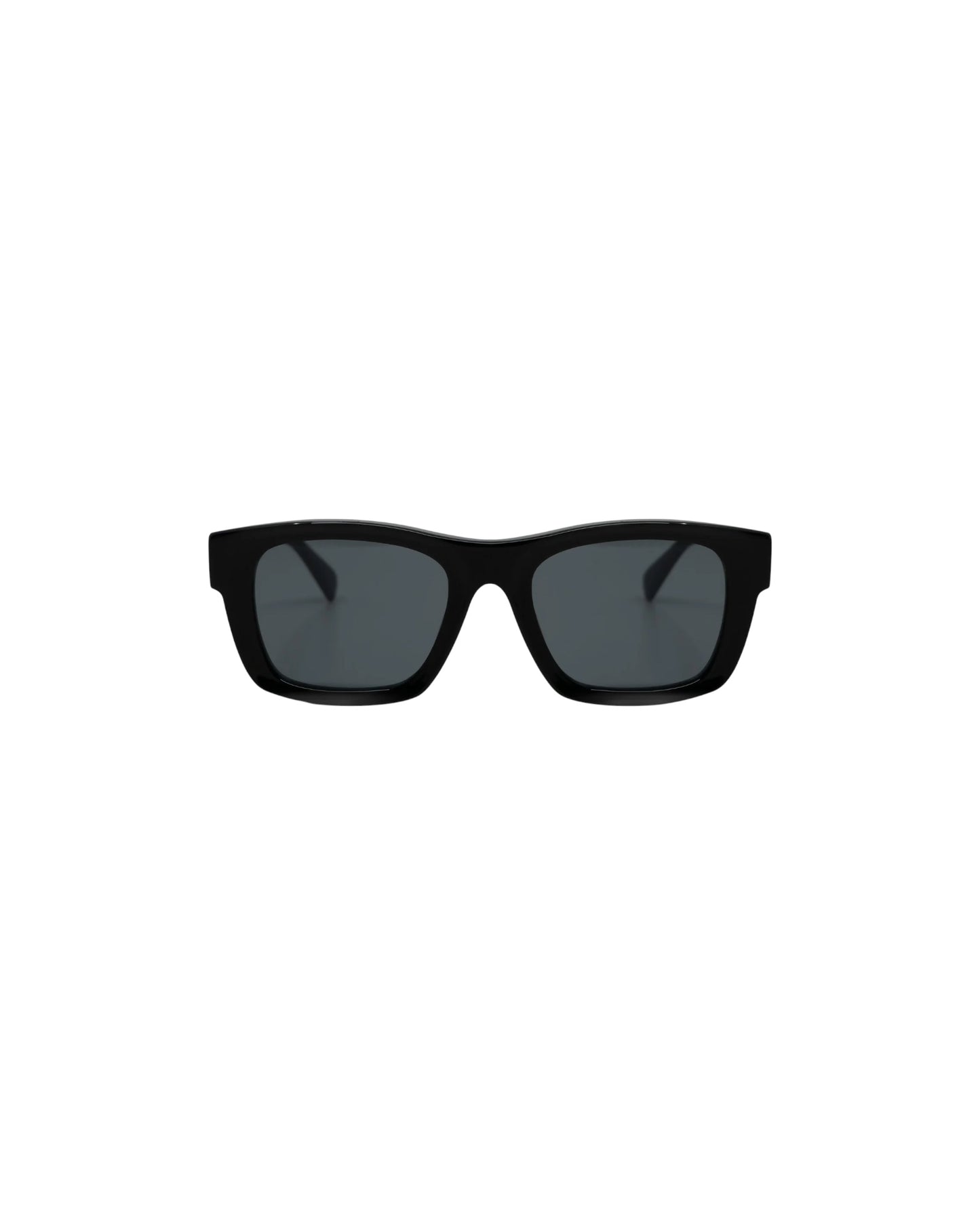 FUTURE, Oval contoured rectangular sunglasses for women and men grey lens UV400 protection