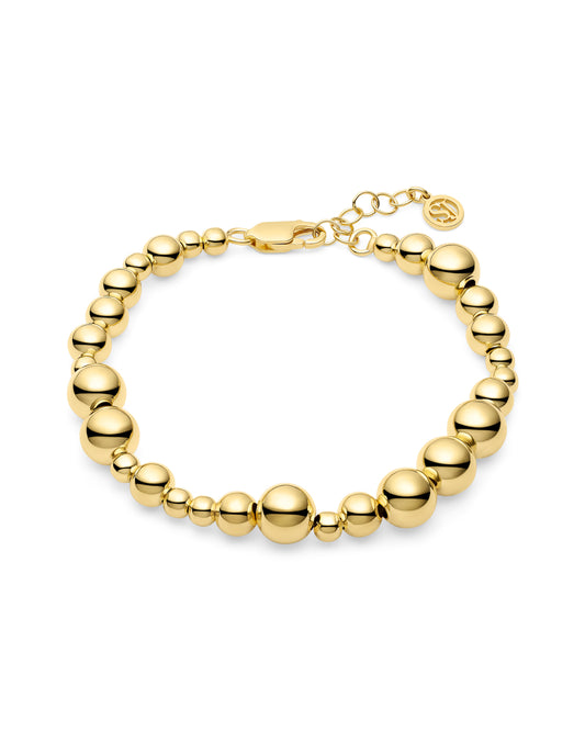 BORMIO GRANDE 18k Gold Plated beaded bracelet