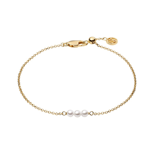 PERLA CINQUE 18k gold plated Sterling Silver BRACELET