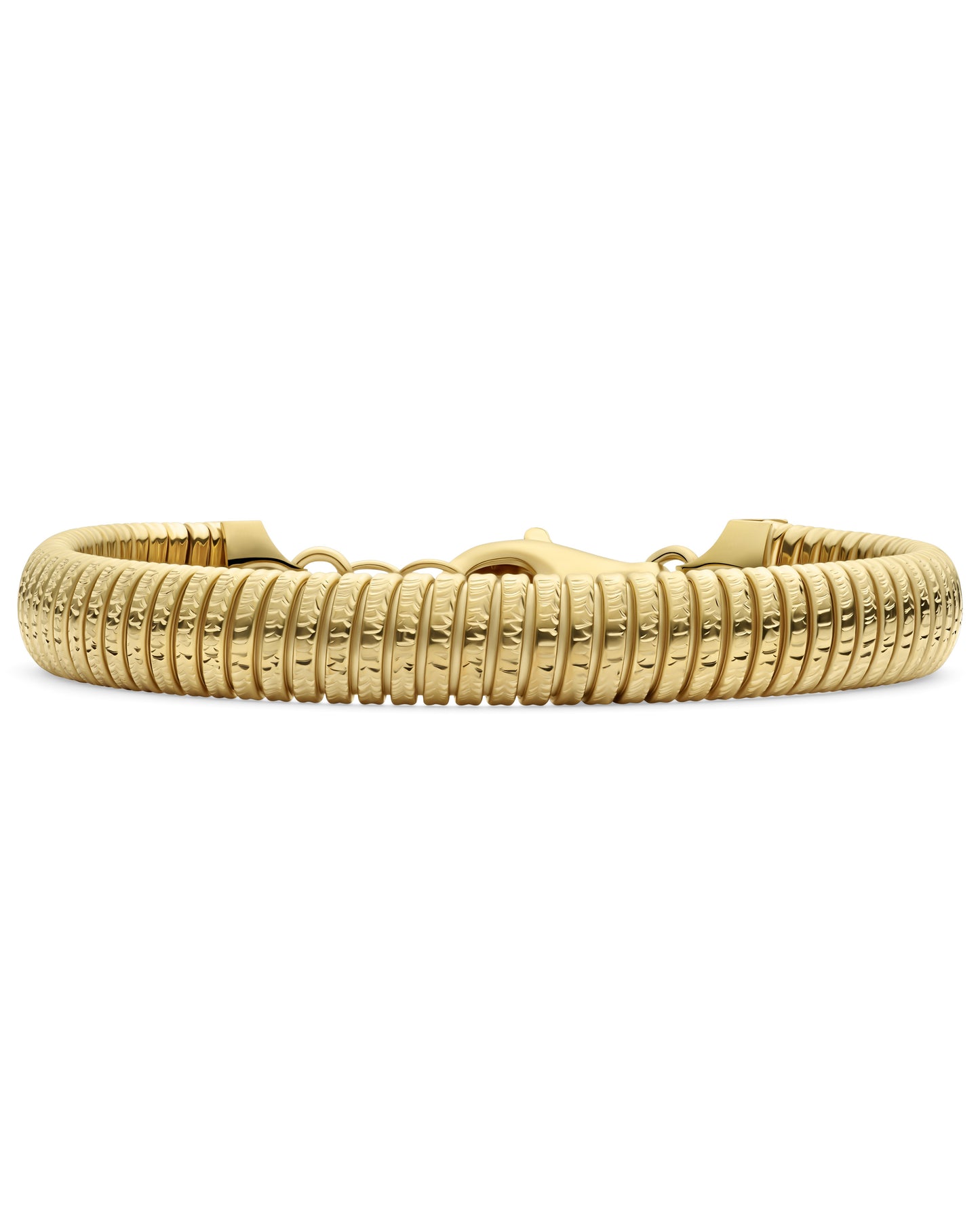 RIVA 18k Gold Plated rounded flexible bracelet