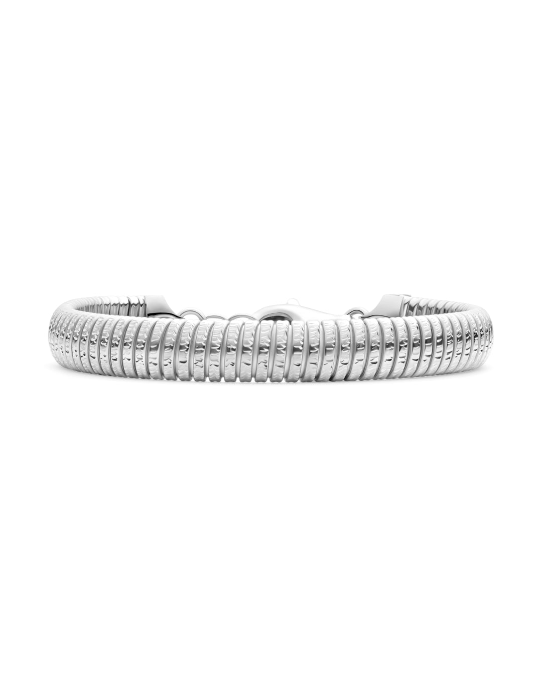 RIVA 925 Sterling Silver rounded flexible bracelet