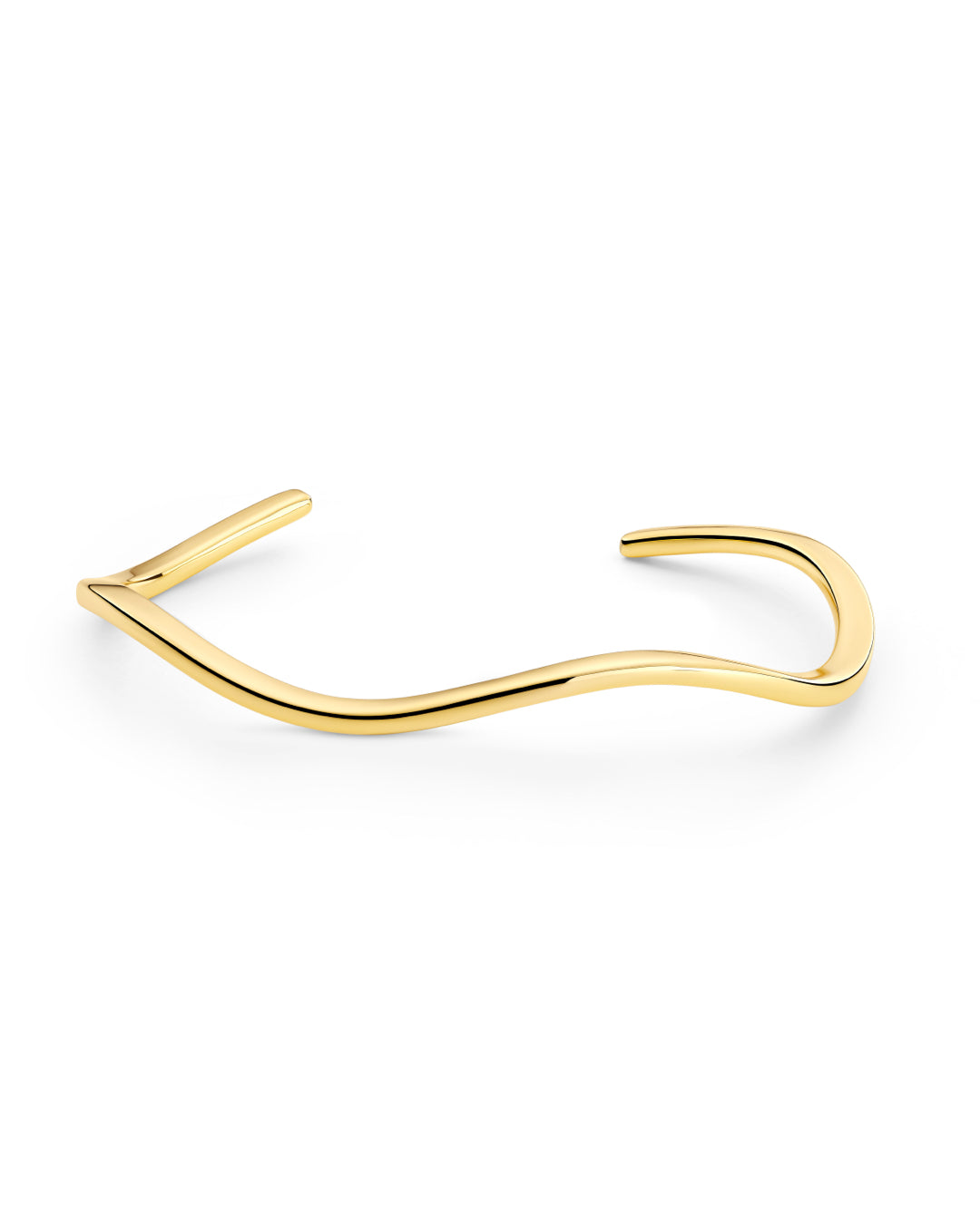 ELLERA WAVES PIANURA 18k gold plated Modern  Bangle