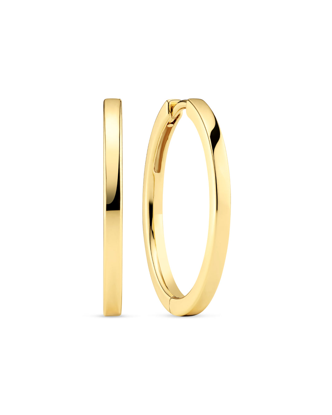 ELLERA PIANURA X-GRANDE 18K Gold Plated Hoop Earrings