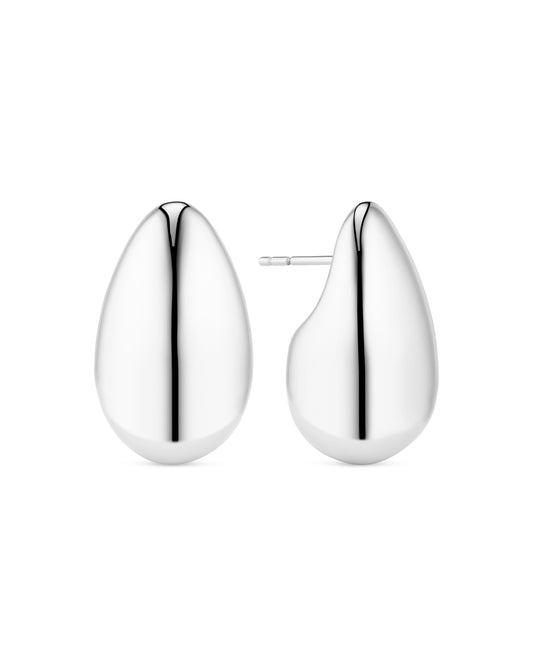 GOCCIA GRANDE Rhodium Plated Sterling Silver Earrings