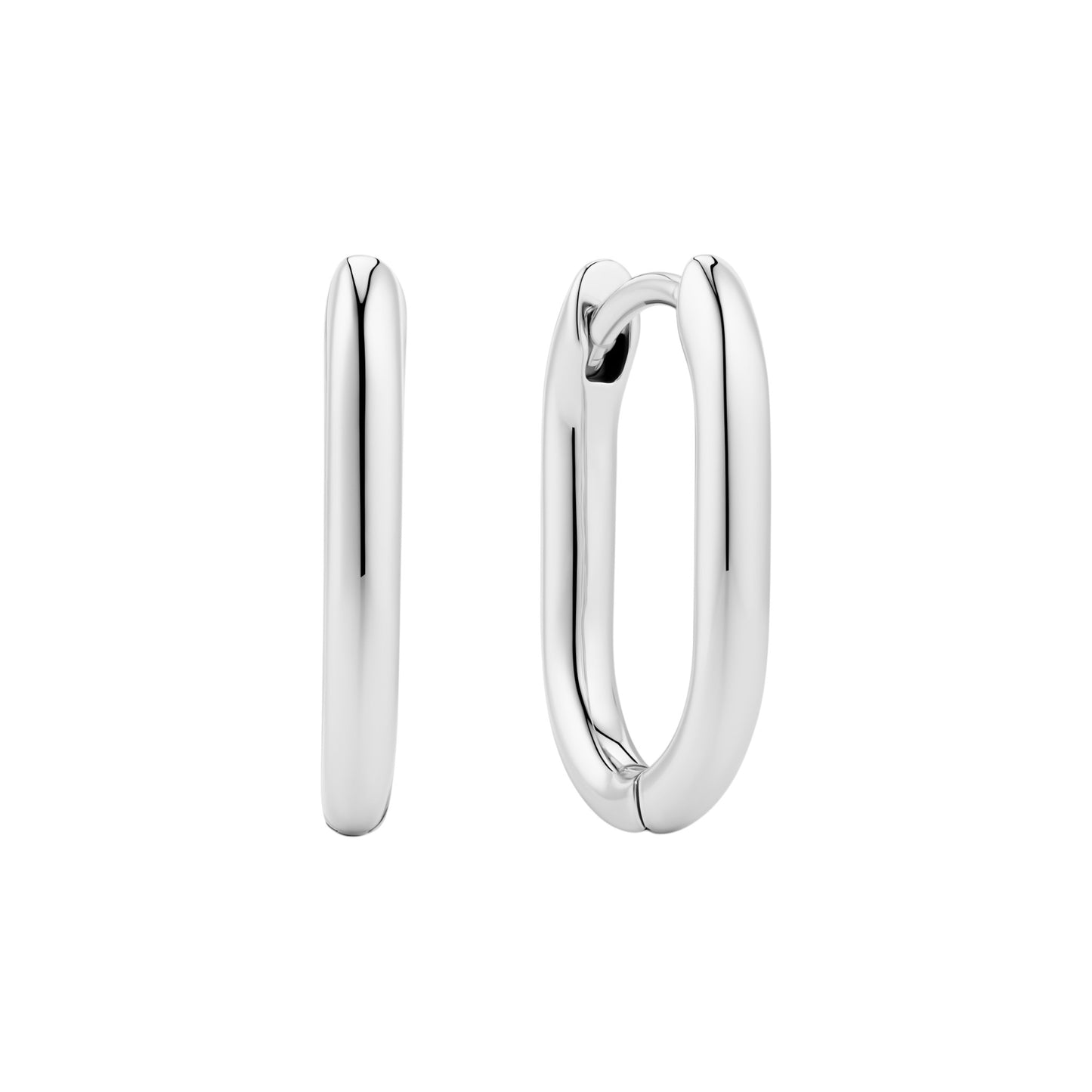 CAPRIANA PIANURA Rhodium Plated Sterling Silver EARRINGS