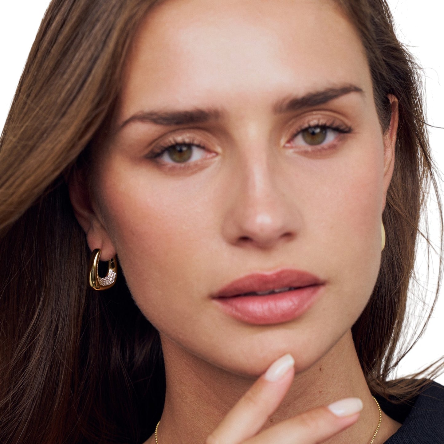 BORSA GRANDE 18k Gold Plated Sterling Silver Earrings
