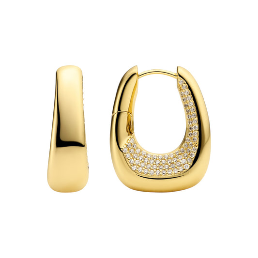 BORSA GRANDE 18k Gold Plated Sterling Silver Earrings