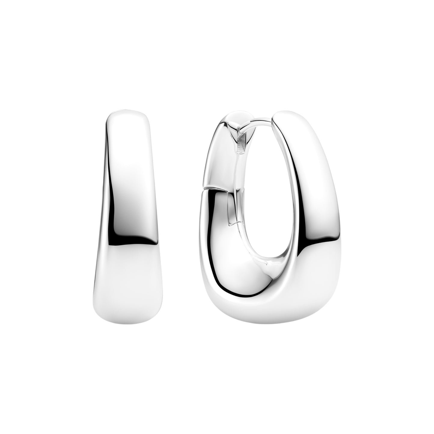 BORSA PIANURA GRANDE 18k Gold Plated Sterling Silver Earrings
