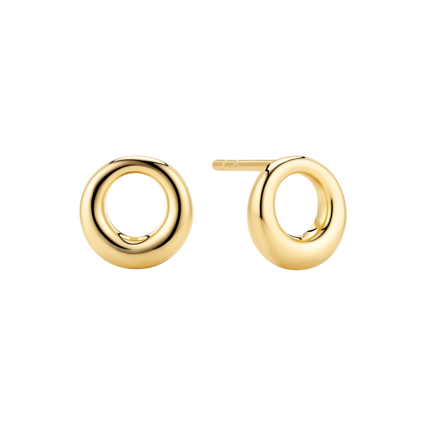 LARGO PICCOLO 18k gold plated Sterling Silver Mini Hoop EARRINGS