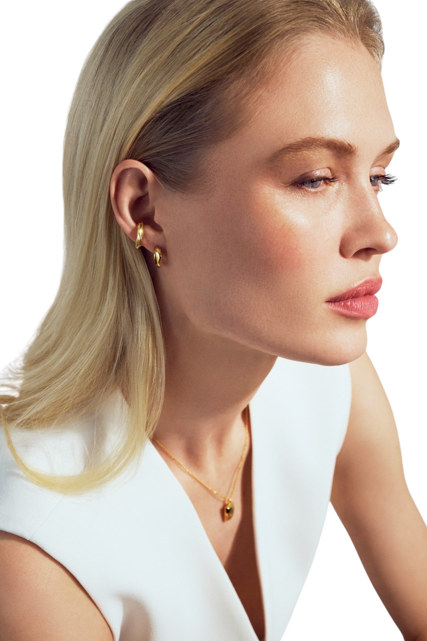 ROCCIA 18k gold plated Sterling Silver EARRINGS