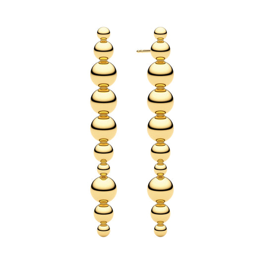 BORMIO LUNGO 18k Gold Plated Sterling Silver Earrings