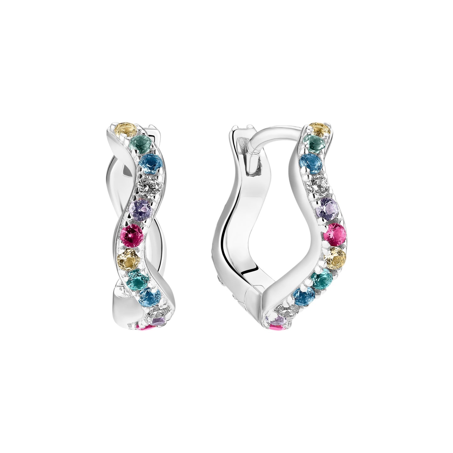 ELLERA WAVES MEDIO 18k Gold Plated Sterling Silver Earrings