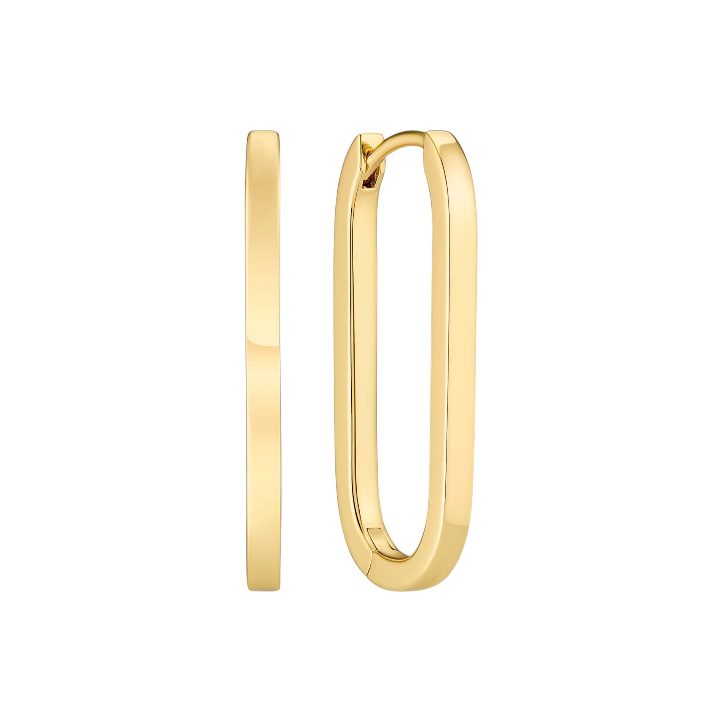 CAPIZZI PIANURA MEDIO 18k gold plated Sterling Silver EARRINGS