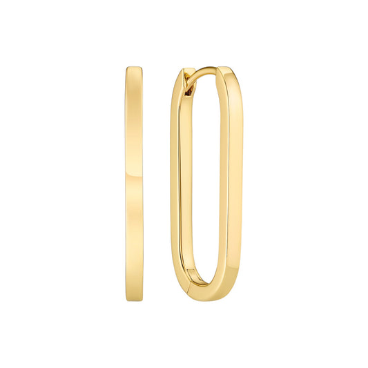CAPIZZI PIANURA MEDIO 18k gold plated Sterling Silver EARRINGS