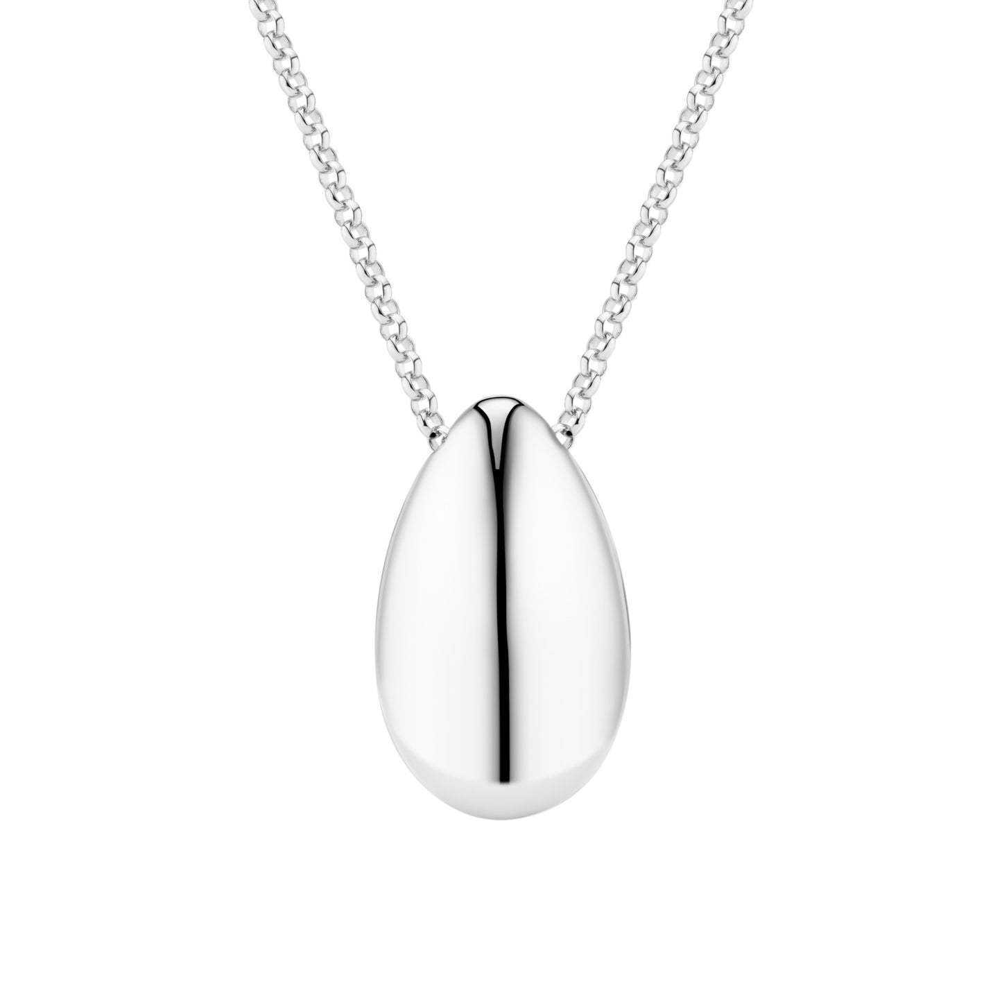 GOCCIA GRANDE Rhodium Plated Sterling Silver NECKLACE