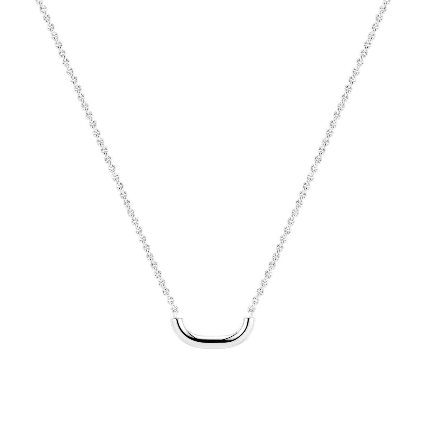 CAPRIANA PIANURA Rhodium Plated Sterling Silver NECKLACE