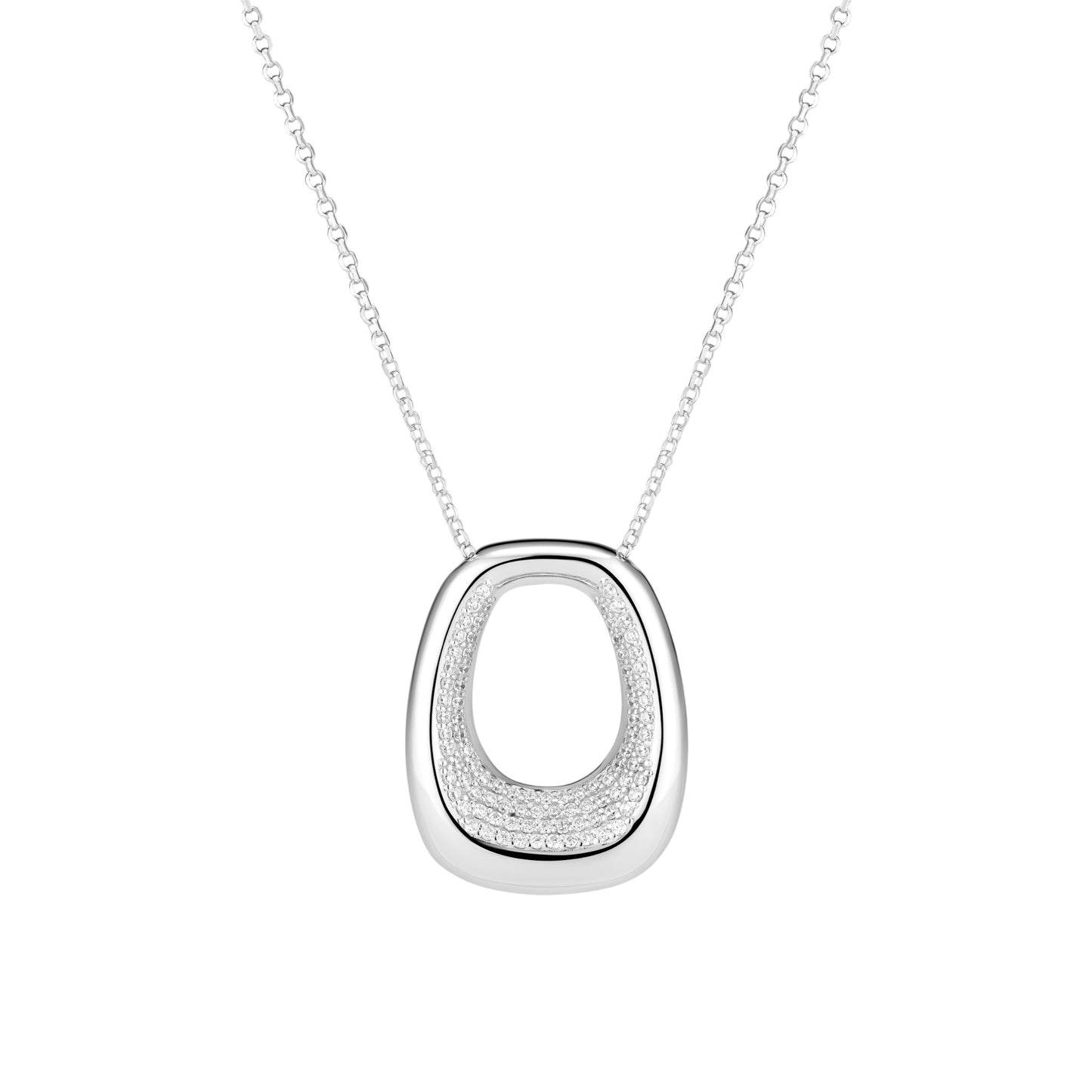BORSA GRANDE 18k gold plated Sterling Silver NECKLACE
