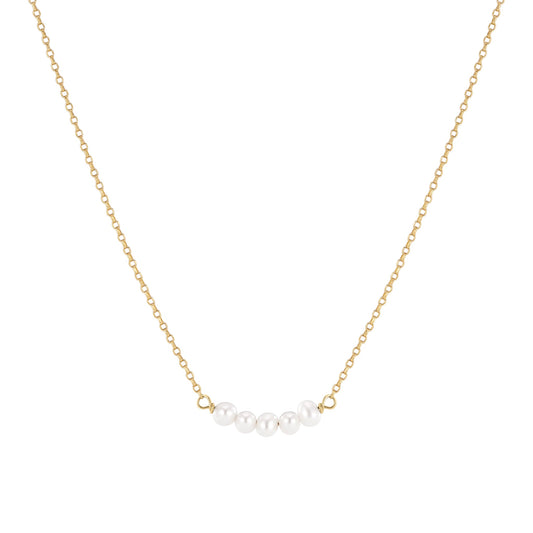 PERLA CINQUE 18k gold plated Sterling Silver NECKLACE