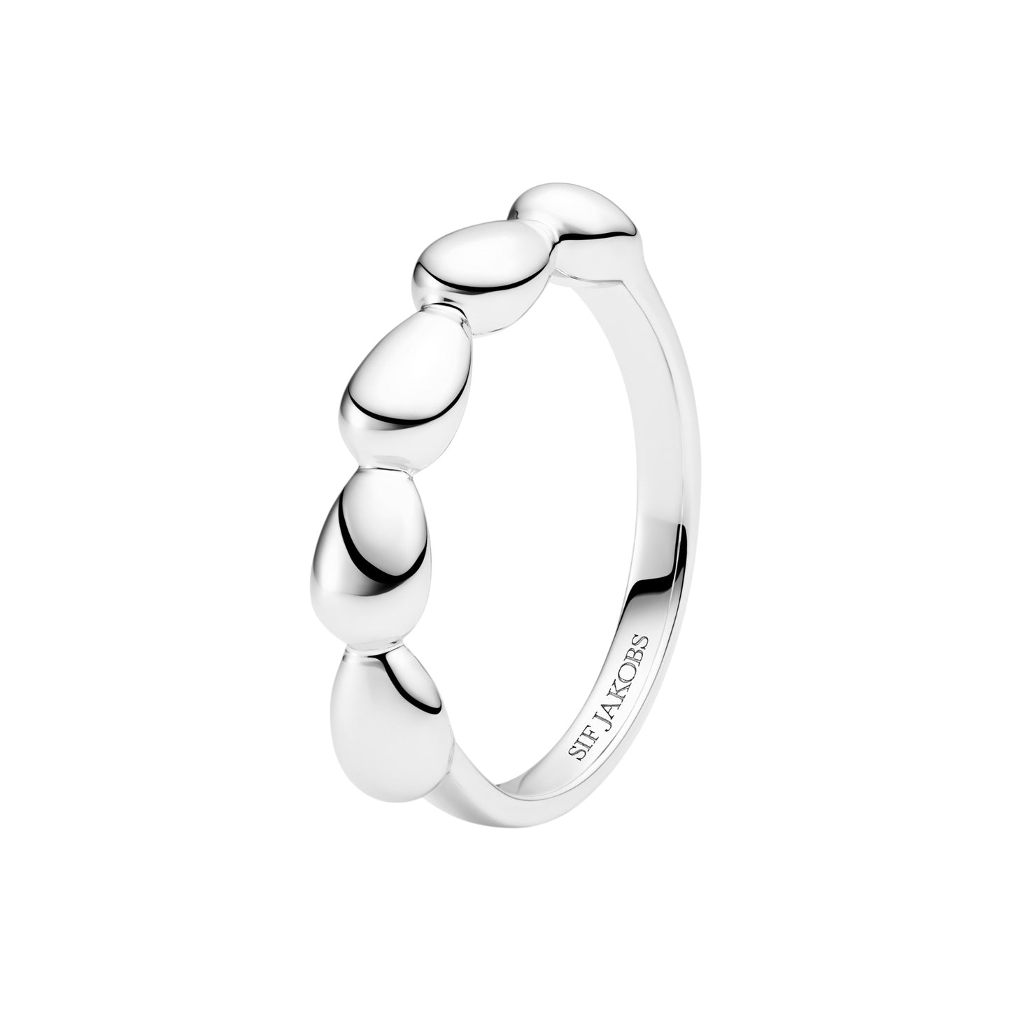 GOCCIA PICCOLO PIANURA Rhodium Plated Sterling Silver RING