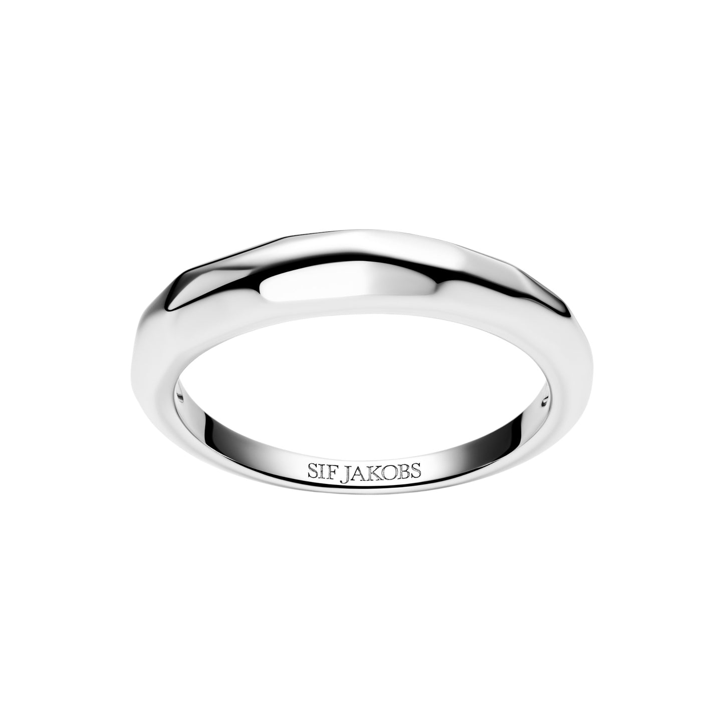 ROCCIA Rhodium Plated Sterling Silver RING