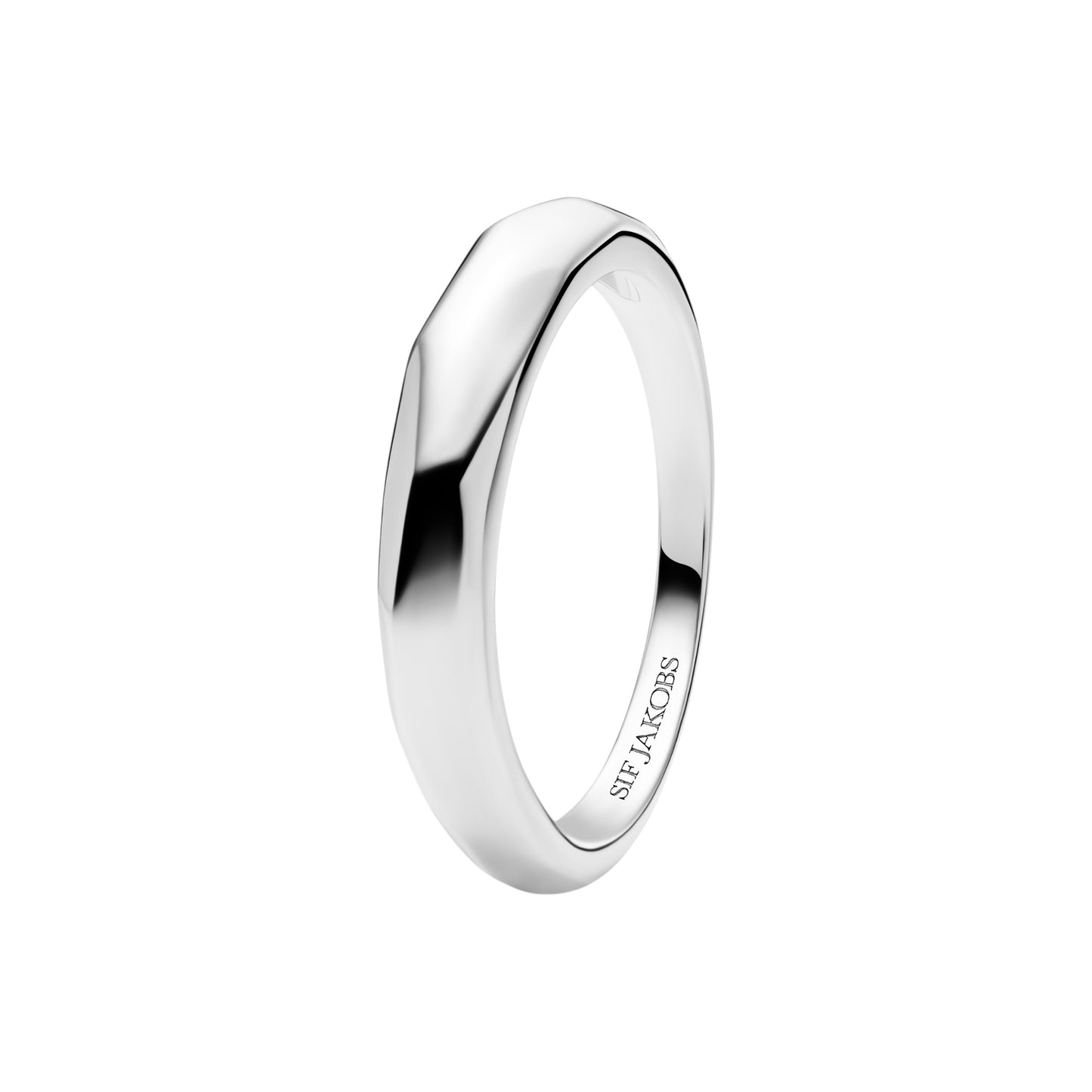 ROCCIA Rhodium Plated Sterling Silver RING