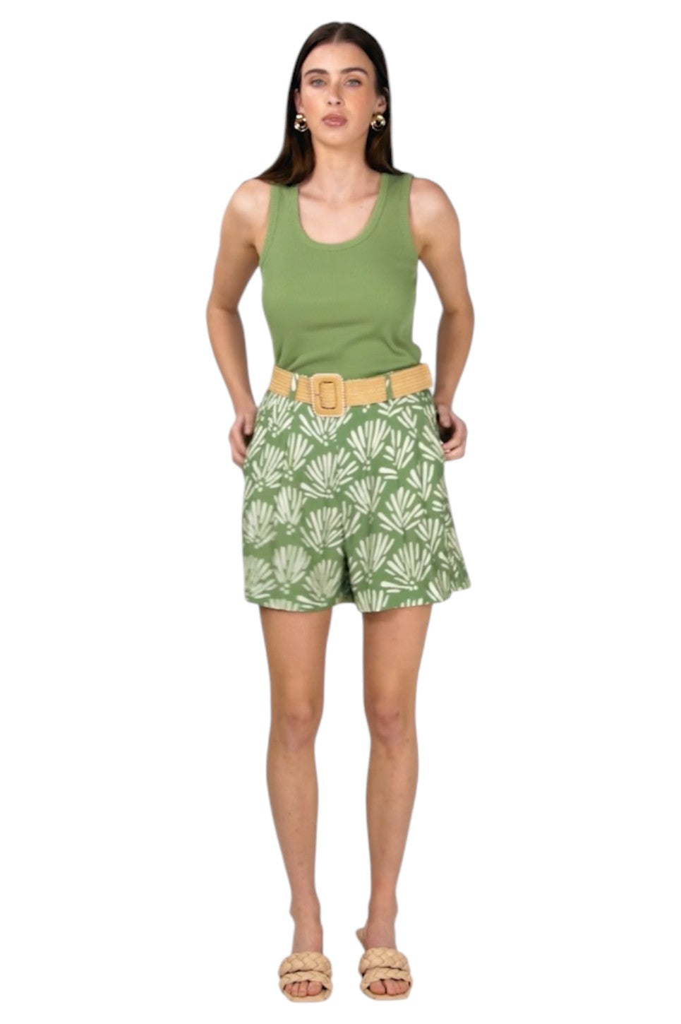 EsQualo SHORTS TROPICAL Print