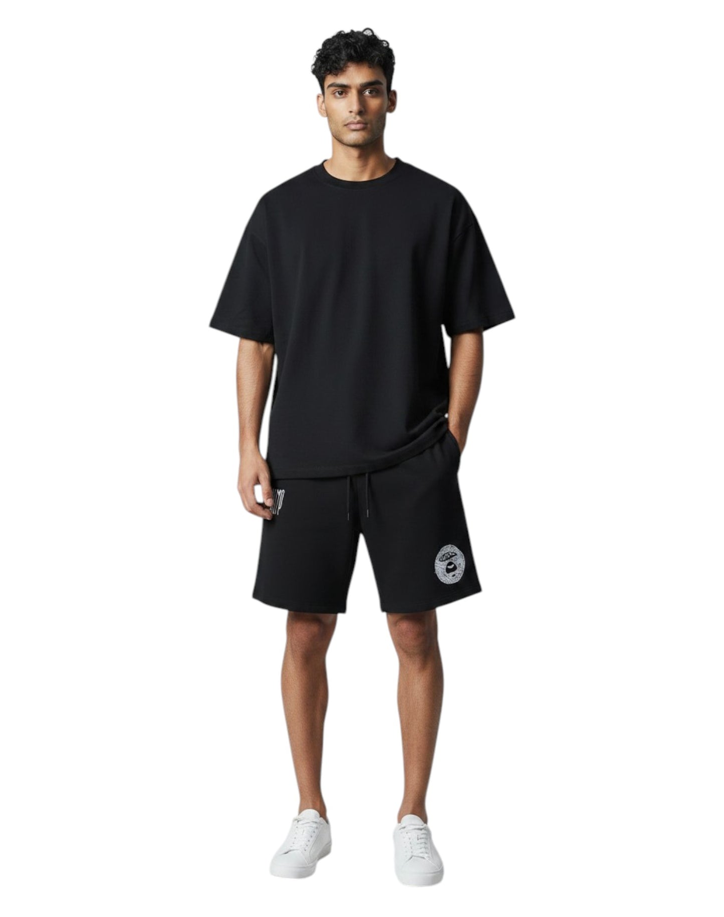 AAPE Men Sweat Shorts in Black