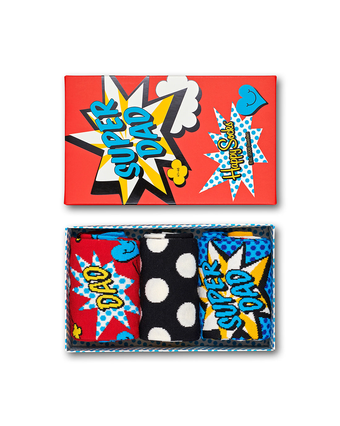 3-Pack Super Dad Socks Gift Set