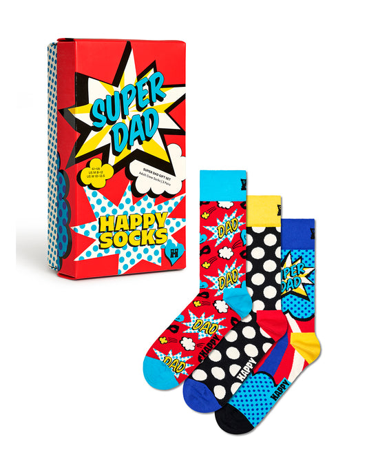 3-Pack Super Dad Socks Gift Set