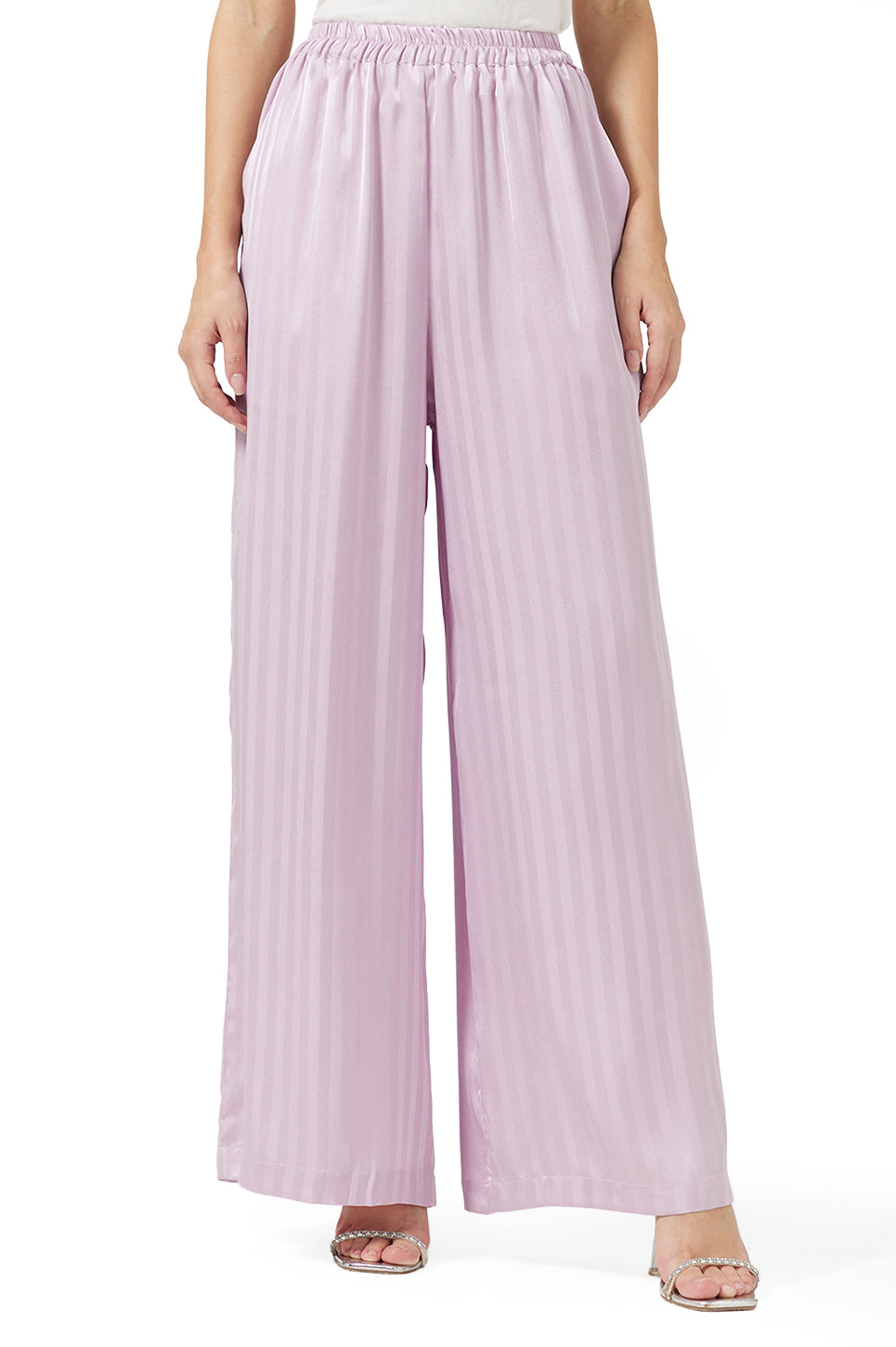 Satin Wide Leg Pants