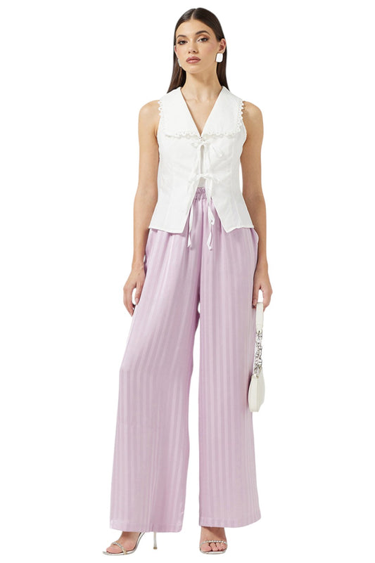 Satin Wide Leg Pants