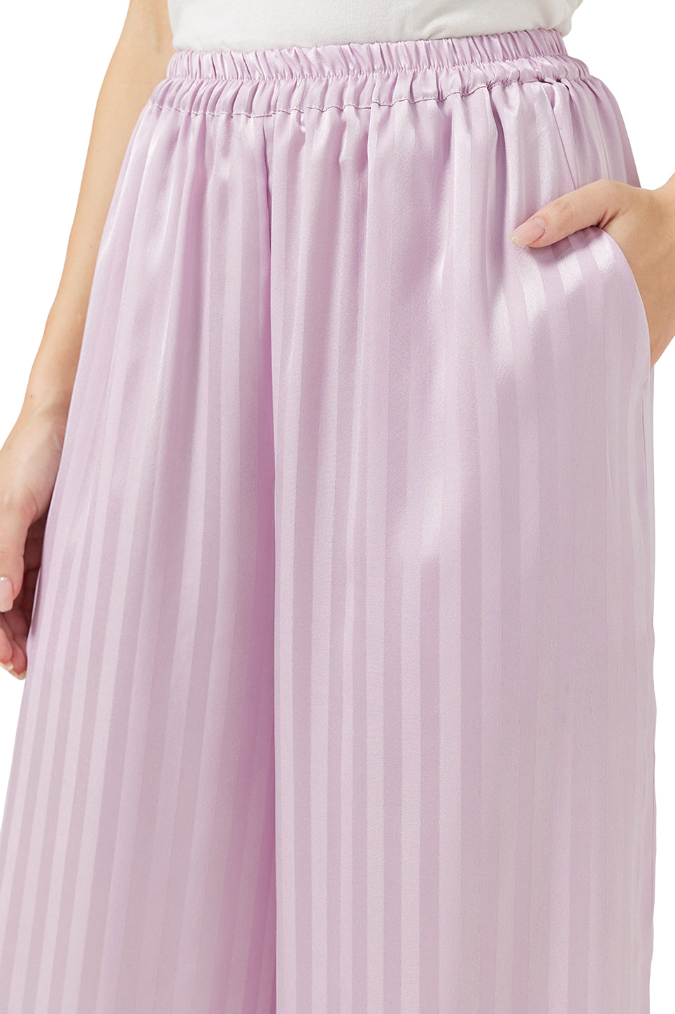 Satin Wide Leg Pants